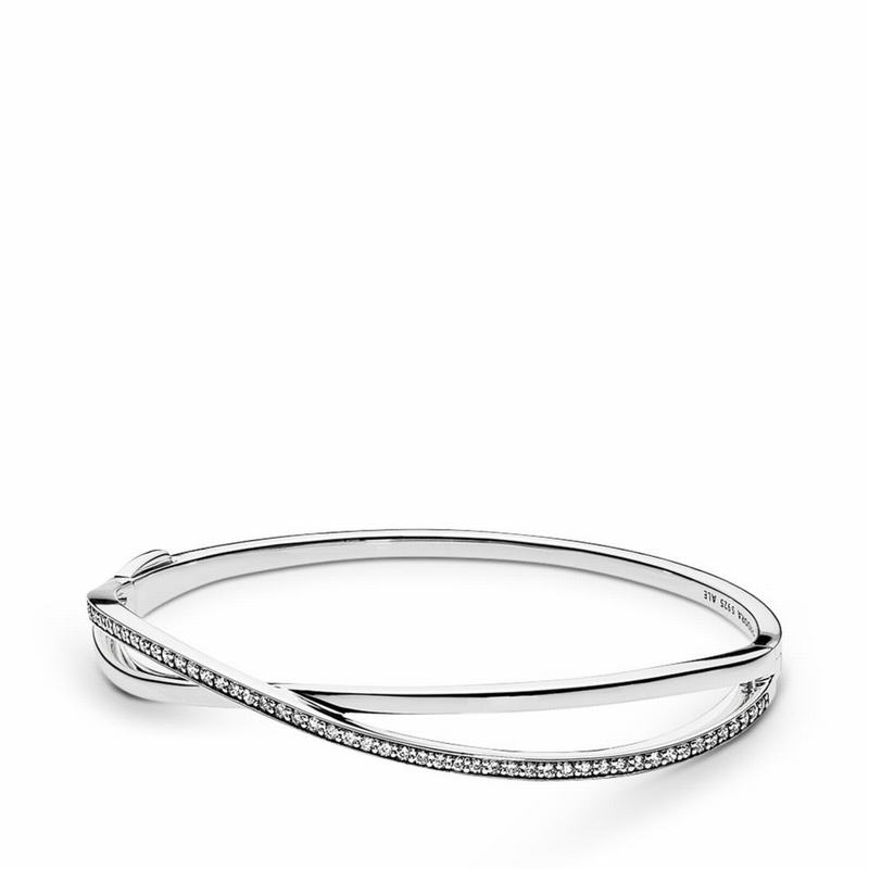 Pandora Entwined Bangle Bracelet Silver Egypt VR0156948